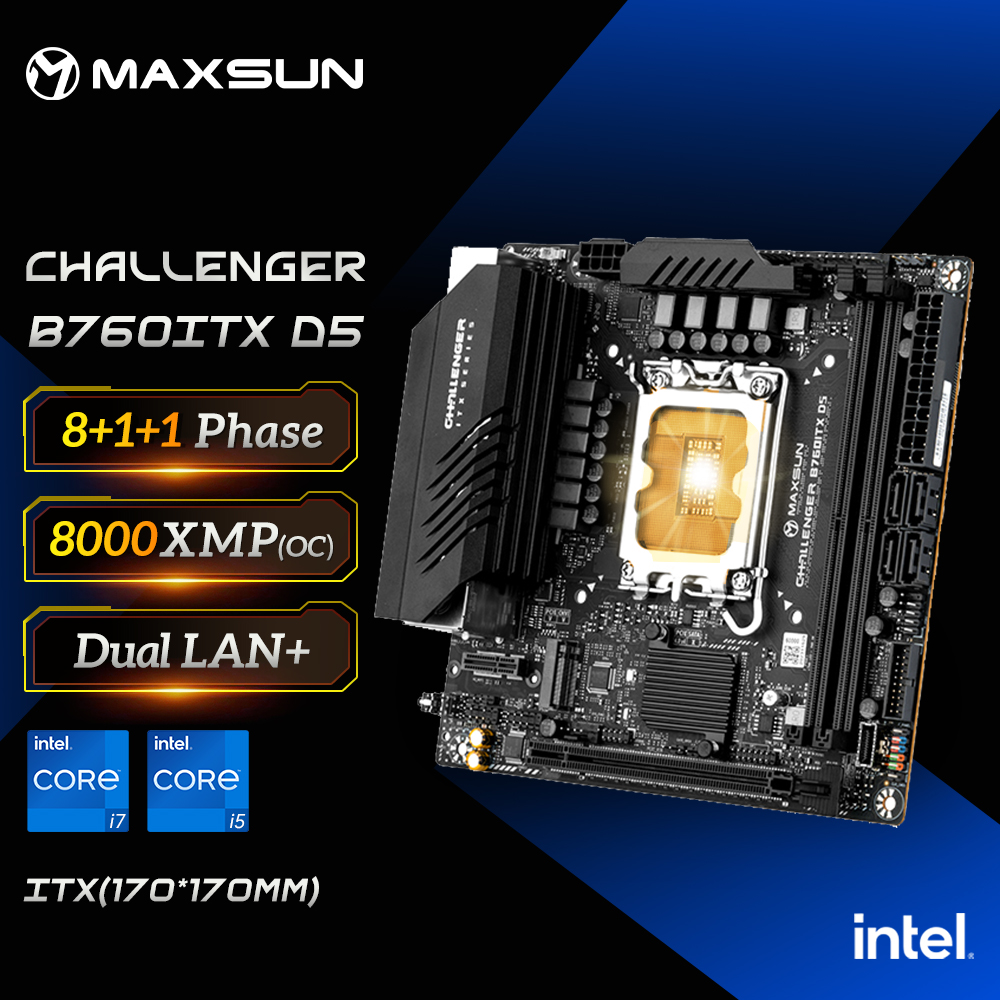 Placa base de juego MAXSUN B76 - Ddr5 64Gb reseña y precio