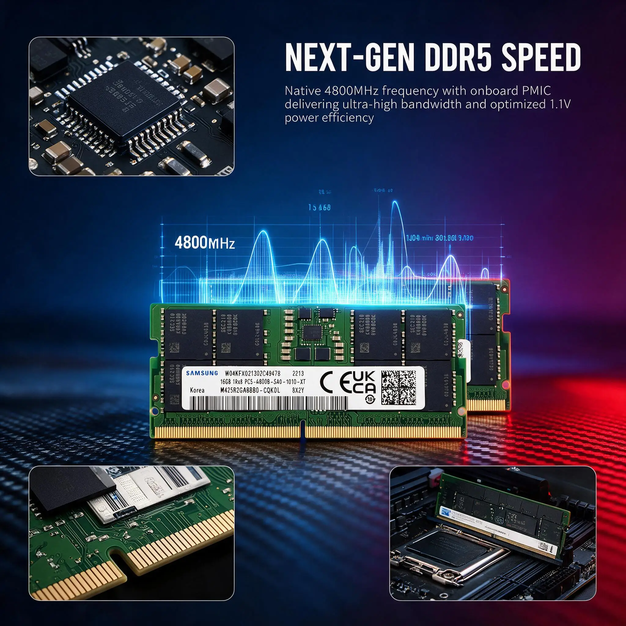 Memoria RAM SAMSUNG DDR5 SODIM - Ddr5 4800Mhz reseña y precio