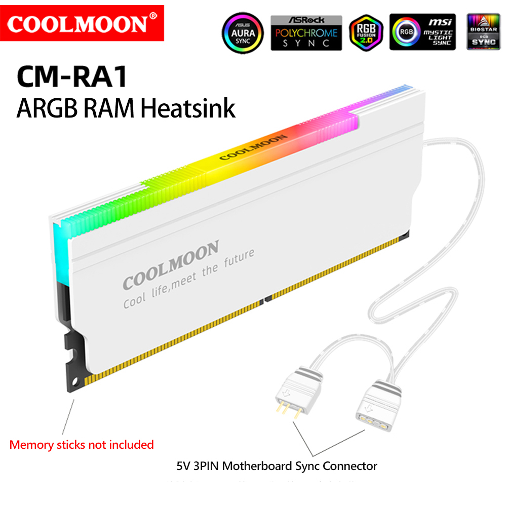 Disipador de Calor COOLMOON 5V - Ddr5 Rgb Ram reseña y precio