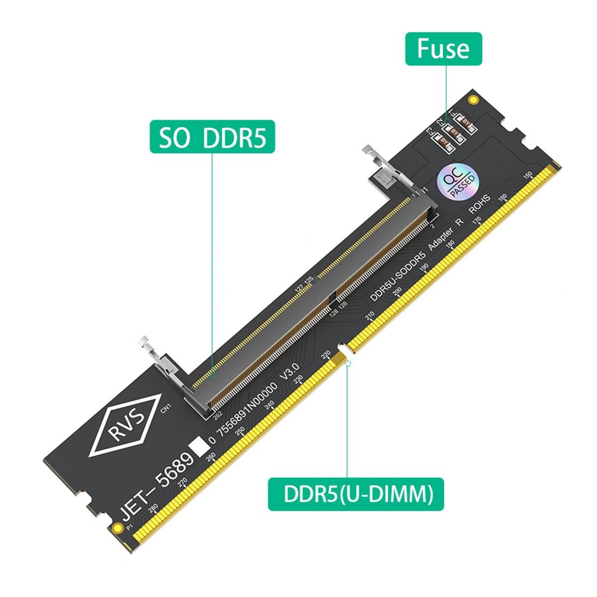 Tarjeta Adaptadora de Memoria  - Ddr5 Ram reseña y precio