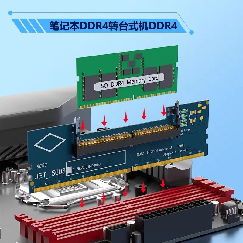 Tarjeta Adaptadora de SO-DIMM  - Ddr5 Laptop Ram reseña y precio