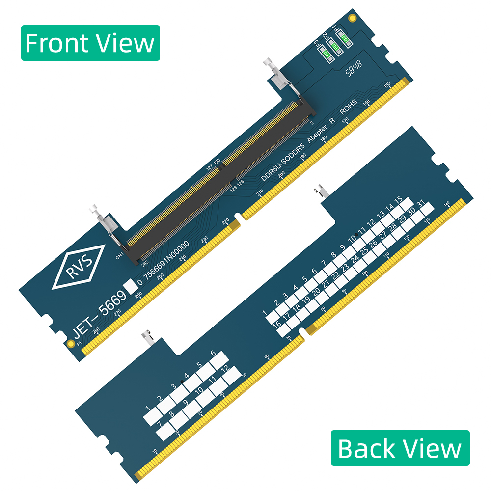 2 Tarjetas Adaptadoras de Memo - Ddr5 Laptop Ram reseña y precio